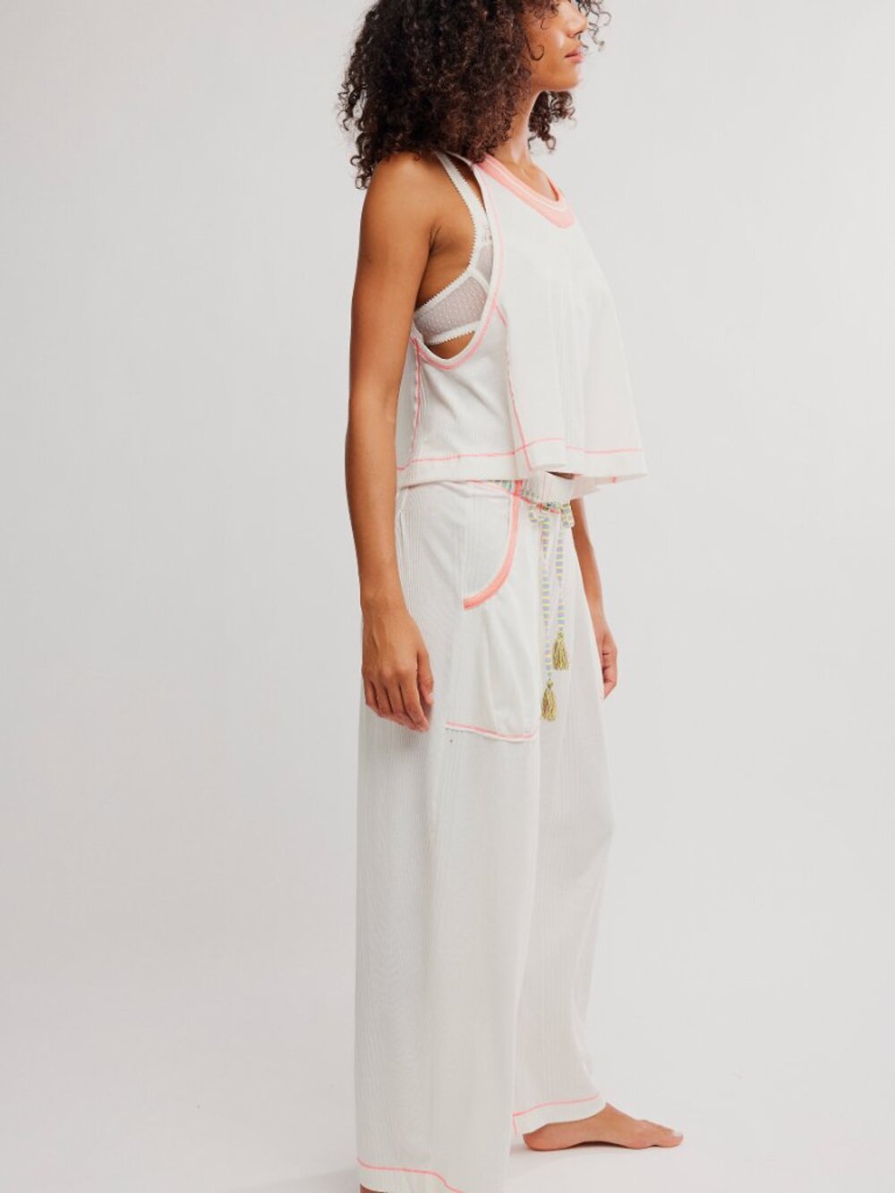 FREE PEOPLE Weekender Lounge Set / Ivory Combo - Picture 6 of 10